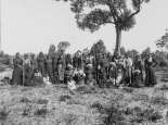 Noongar people at Guildford, c.1900. Courtesy State Library of Western Australia, The Battye Library 100035PD