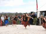 Noongar yok performers at the Yagan reburial. Courtesy Trevor Wally