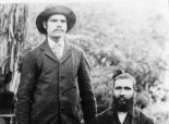 Sam Isaacs seated with son, Sam. Courtesy Margaret River Historical Society                   