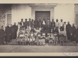Residents at New Norcia mission, about 1900. From the Daisy Bates collection, Barr Smith Library, University of Adelaide, MSS 572.994 B32t