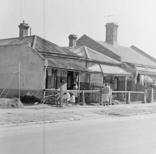 East Perth in the 1960s - known then as 'the slums' was mostly populated by Aboriginal families. Photo courtesy of The West Australian