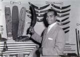 Ronnie Kickett in the Coolbaroo League art shop, 1955 Ronnie Kickett in the Coolbaroo League art shop, 1955