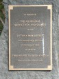 The Victoria Park Aboriginal Servicemen memorial plaque