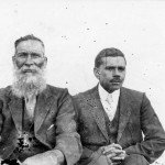 From left: Sam Isaacs and his son Fred. Courtesy of the Margaret River Historical Society