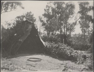 Camp at Herdsman's Lake. Courtesy Barr Smith Library, University of Adelaide, MSS 572.994 B32t